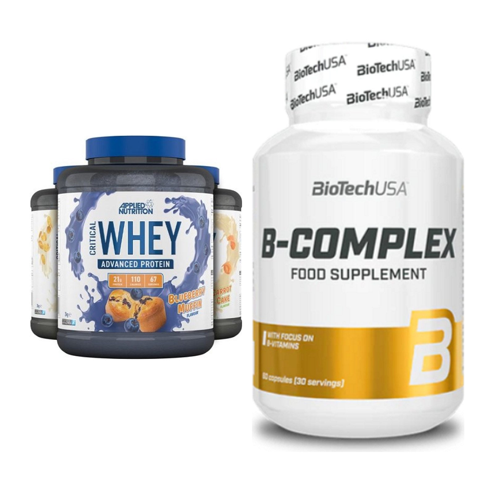Basis-Set: Applied Nutrition Critical + BioTech B Complex 60 Tabl. – alle enthaltenen Artikel