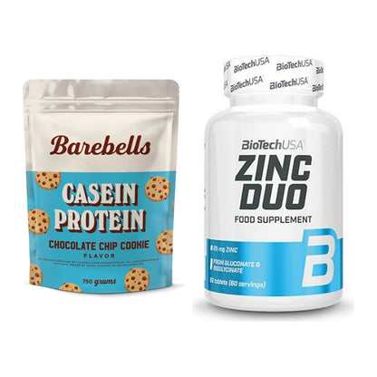 Basis-Set: Barebells Casein Protein + BioTech Zinc Duo – alle enthaltenen Artikel