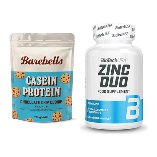 Basis-Set: Barebells Casein Protein + BioTech Zinc Duo – alle enthaltenen Artikel