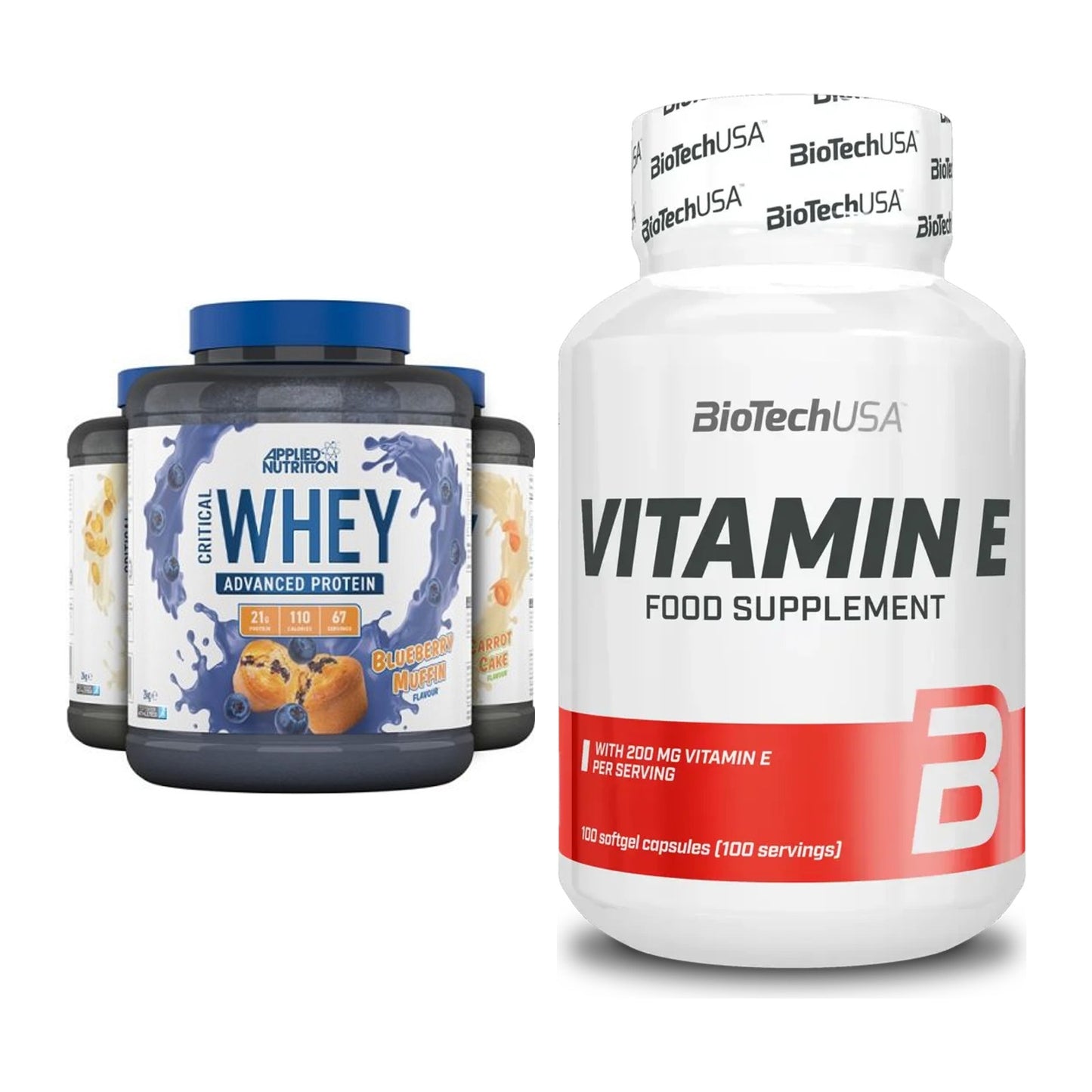Basis-Set: Applied Nutrition Critical + BioTech Vitamin E 100 – alle enthaltenen Artikel