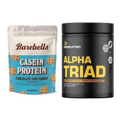 Basis-Set: Barebells Casein Protein + Dedicated Alpha Triad 180 Tabl. – alle enthaltenen Artikel