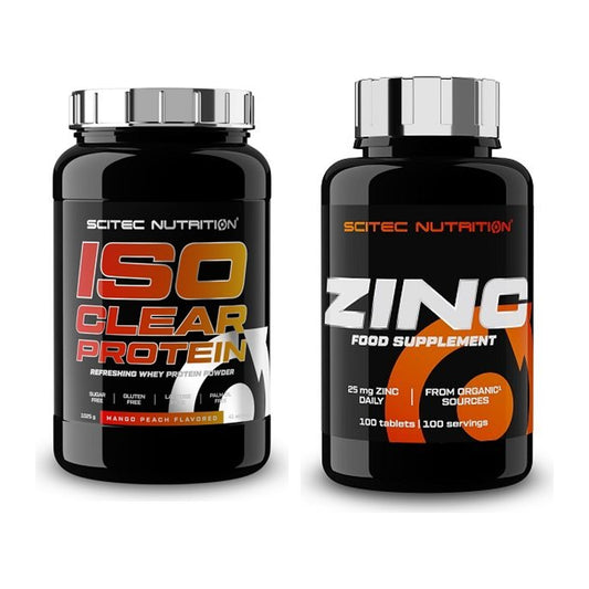 Basis-Set: Scitec IsoClear Protein + Scitec Zinc – alle enthaltenen Artikel
