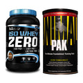 Basis-Set: BioTech Iso Whey Zero + Universal Animal Pak 44 Serv. – alle enthaltenen Artikel