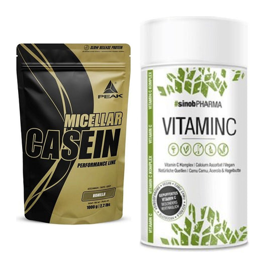 Basis-Set: Peak Micellar Casein + Sinob Vitamin C – alle enthaltenen Artikel