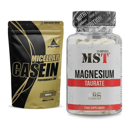 Basis-Set: Peak Micellar Casein + MST Magnesium Taurat – alle enthaltenen Artikel