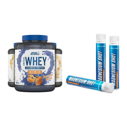 Basis-Set: Applied Nutrition Critical + Body Attack Magnesium Shots – alle enthaltenen Artikel