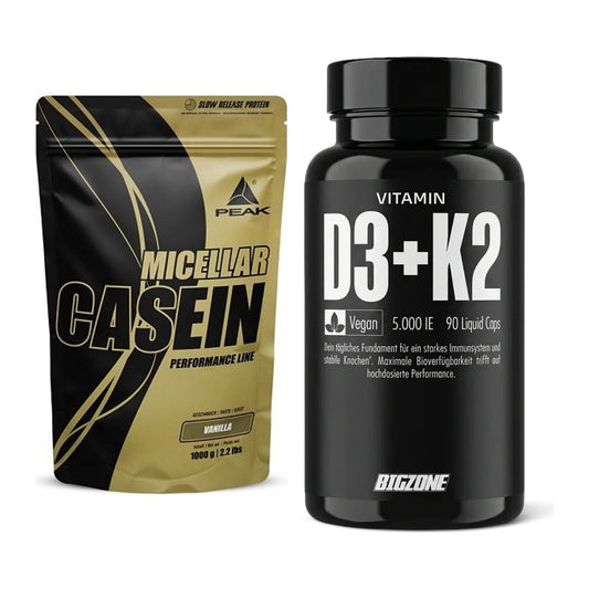 Basis-Set: Peak Micellar Casein + Big Zone Vitamin D3 + K2 – alle enthaltenen Artikel