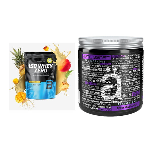 Basis-Set: BioTech Iso Whey Zero + Nanosupps Hype Beast – alle enthaltenen Artikel