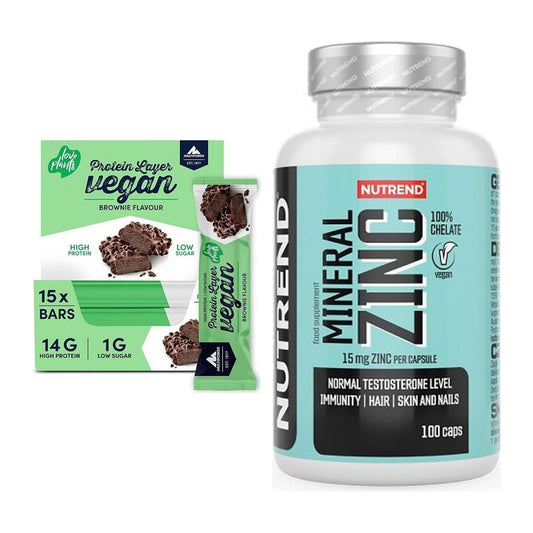 Basis-Set: Multipower Vegan Protein + Nutrend Zinc Chelate 15mg – alle enthaltenen Artikel