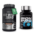 Basis-Set: BioTech Iso Whey Zero Black + Scitec Iron Pro – alle enthaltenen Artikel