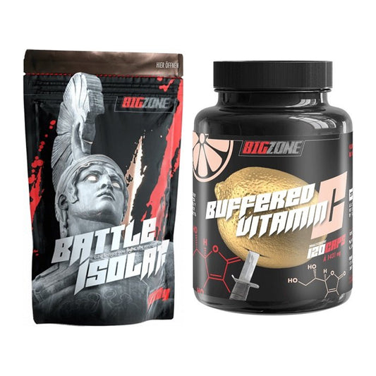 Basis-Set: Big Zone Battle Isolate + Big Zone Buffered Vitamin C – alle enthaltenen Artikel
