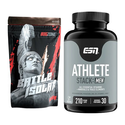 Basis-Set: Big Zone Battle Isolate + ESN Athlete Stack:MEN – alle enthaltenen Artikel