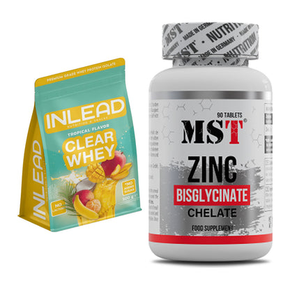 Basis-Set: INLEAD Clear Whey Isolate + MST Zinc Chelate Bisglycinate – alle enthaltenen Artikel