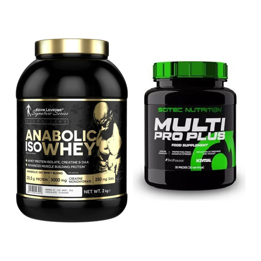 Basis-Set: Kevin Levrone Anabolic Iso + Scitec Multi Pro Plus 30 – alle enthaltenen Artikel