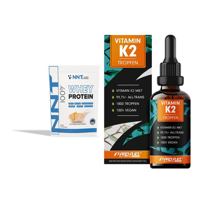 Basis-Set: NNT Whey + ProFuel Vitamin K2 (1800 Tropfen) – alle enthaltenen Artikel