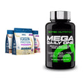 Basis-Set: Applied Nutrition 100% Casein + Scitec Mega Daily One Plus – alle enthaltenen Artikel