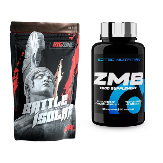 Basis-Set: Big Zone Battle Isolate + Scitec ZMB – alle enthaltenen Artikel