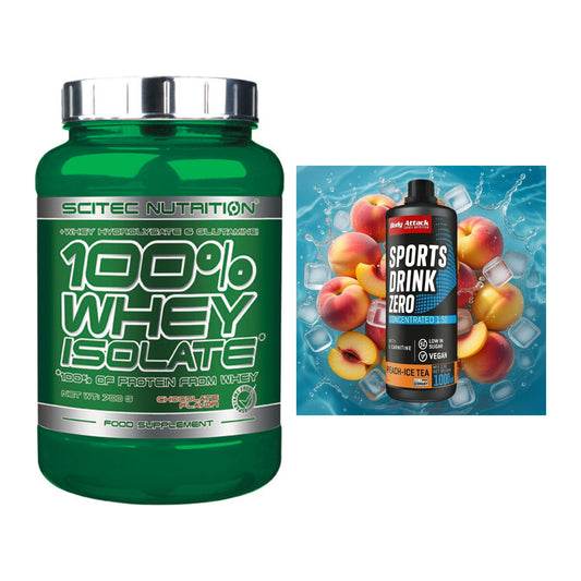 Basis-Set: Scitec Whey Isolate + Body Attack Sports Drink Zero – alle enthaltenen Artikel