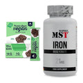 Basis-Set: Multipower Vegan Protein Layer Bar + MST Iron Bisglycinate – alle enthaltenen Artikel
