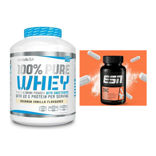 Basis-Set: BioTech 100% Pure Whey + ESN Zinc – alle enthaltenen Artikel