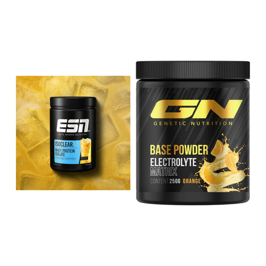 Basis-Set: ESN ISOCLEAR Whey Isolate + GN Base Powder – alle enthaltenen Artikel
