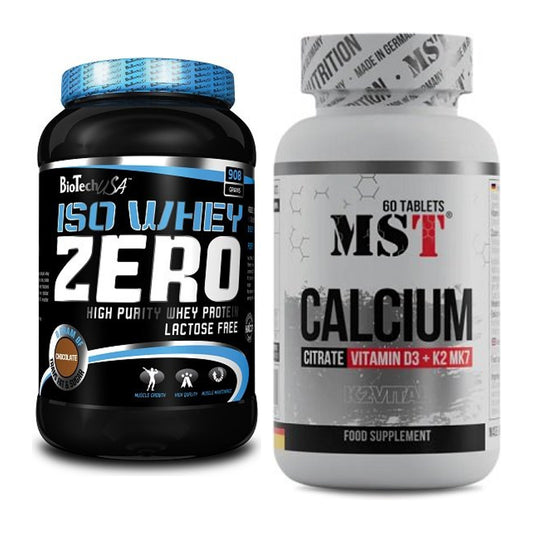 Basis-Set: BioTech Iso Whey Zero + MST Calcium Citrate D3 + K2Vital – alle enthaltenen Artikel