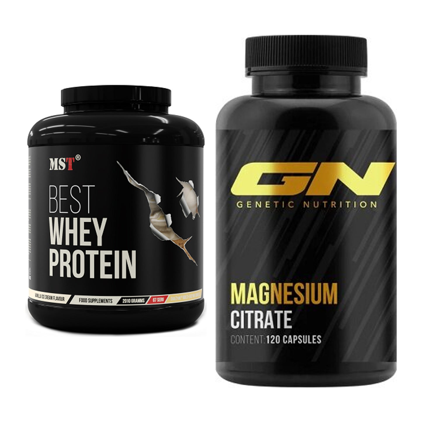 Basis-Set: MST Best Whey Protein + GN Magnesium Citrate – alle enthaltenen Artikel