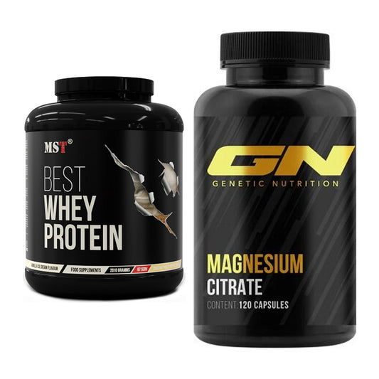 Basis-Set: MST Best Whey Protein + GN Magnesium Citrate – alle enthaltenen Artikel