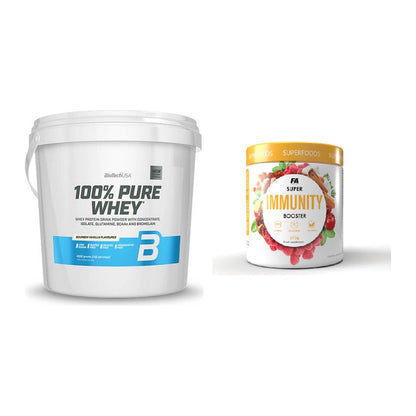 Basis-Set: BioTech 100% Pure Whey + FA Nutrition Wellnes Line Super – alle enthaltenen Artikel