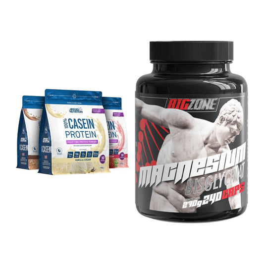 Basis-Set: Applied Nutrition 100% + Big Zone Magnesium – alle enthaltenen Artikel