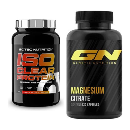 Basis-Set: Scitec IsoClear Protein + GN Magnesium Citrate – alle enthaltenen Artikel