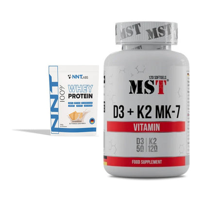 Basis-Set: NNT Whey + MST Vitamin D3 + K2 + MK-7 – alle enthaltenen Artikel