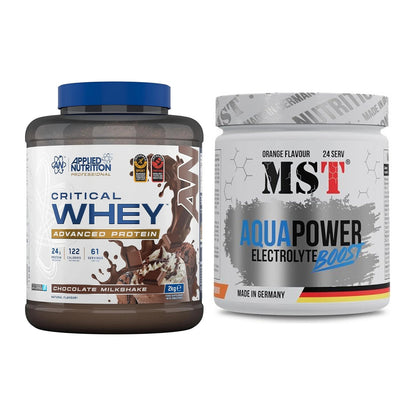Basis-Set: Applied Nutrition Critical + MST Aqua Power Electrolyte – alle enthaltenen Artikel