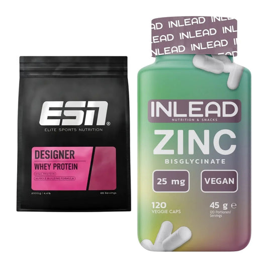 Basis-Set: ESN Designer Whey + INLEAD Zink Bisglycinate – alle enthaltenen Artikel