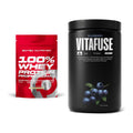 Basis-Set: Scitec 100% Whey Protein + Big Zone Vitafuse – alle enthaltenen Artikel