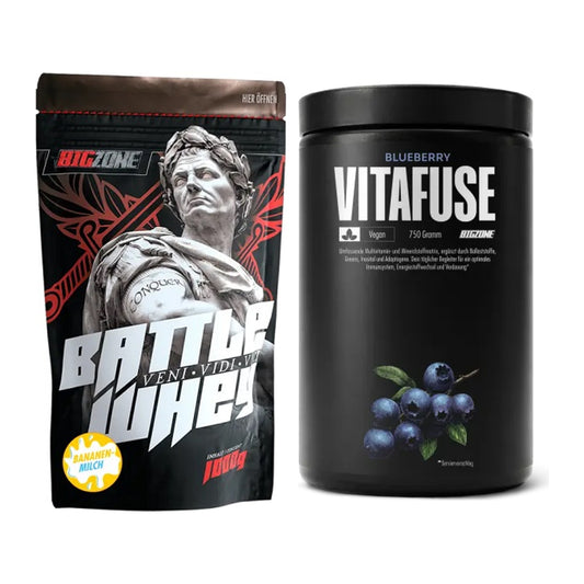 Basis-Set: Big Zone Battle Whey + Big Zone Vitafuse – alle enthaltenen Artikel