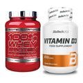 Basis-Set: Scitec 100% Whey Professional + BioTech Vitamin D3 – alle enthaltenen Artikel