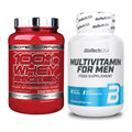 Basis-Set: Scitec 100% Whey + BioTech Multivitamin for Men – alle enthaltenen Artikel
