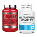 Basis-Set: Scitec 100% Whey + BioTech Multi Mineral – alle enthaltenen Artikel