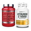 Basis-Set: Scitec 100% Whey + BioTech Vitamin C 1000 30 – alle enthaltenen Artikel