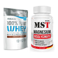 Basis-Set: BioTech 100% Pure Whey + MST Magnesium Bisglycinat – alle enthaltenen Artikel