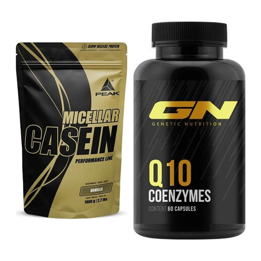 Basis-Set: Peak Micellar Casein + GN Q10 Health Line – alle enthaltenen Artikel