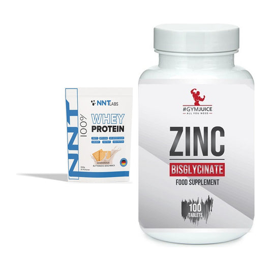 Basis-Set: NNT Whey + #GYMJUICE ZINC Bisglycinate – alle enthaltenen Artikel