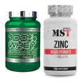 Basis-Set: Scitec Whey Isolate + MST Zinc Chelate Bisglycinate – alle enthaltenen Artikel