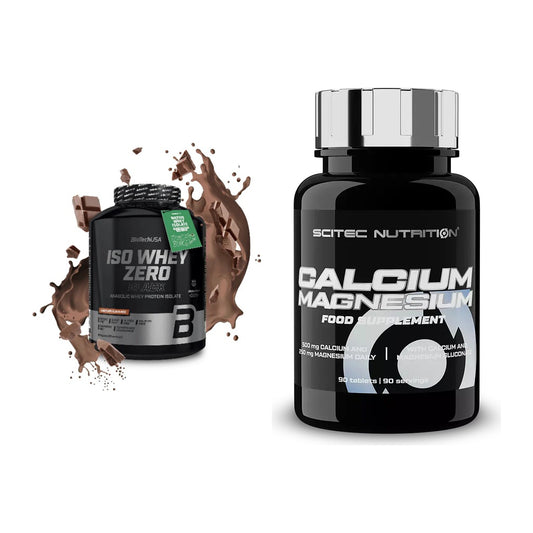 Basis-Set: BioTech Iso Whey Zero Black + Scitec Calcium Magnesium – alle enthaltenen Artikel