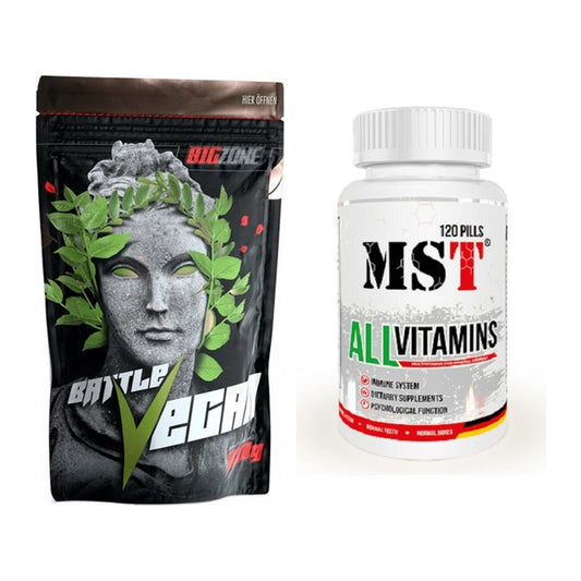 Basis-Set: Big Zone Battle Vegan + MST All Vitamins 120 Tabl. – alle enthaltenen Artikel