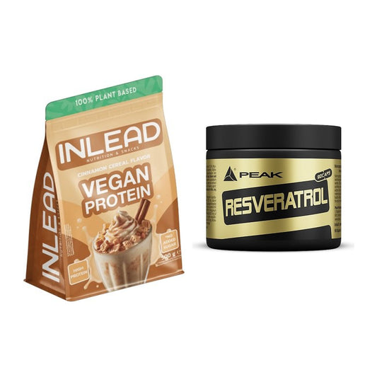 Basis-Set: INLEAD Vegan Protein + Peak Resveratrol – alle enthaltenen Artikel