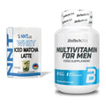 Basis-Set: NNT Whey ICED MATCHA LATTE + BioTech Multivitamin for Men – alle enthaltenen Artikel
