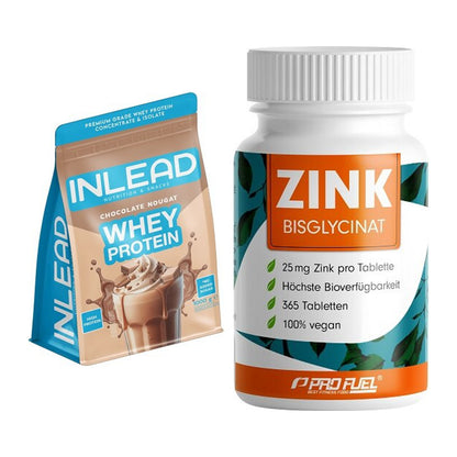 Basis-Set: INLEAD Whey Protein + ProFuel Zink Bisclycinat – alle enthaltenen Artikel