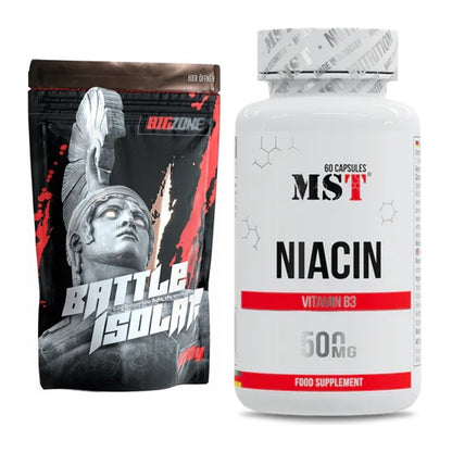 Basis-Set: Big Zone Battle Isolate + MST Niacin – alle enthaltenen Artikel